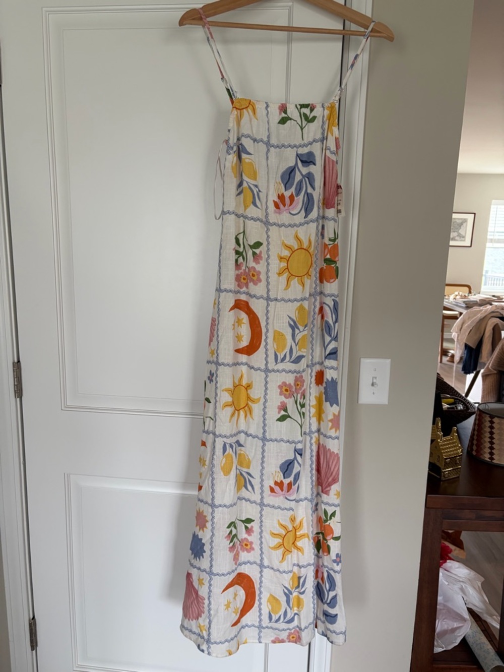 T.J.Maxx Maxi Dress with Colorful Motif